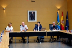 Reunión del Consejo General de Ingenieros Técnicos Industriales de España coordinado por su presidente Don José Antonio Galdón Ruiz en el marcode los Encuentros con los Ingenieros Técnicos Industriales en la Feria Internacional de Muestras de Asturias (FIDMA) el 13 de agosto de 2022. (Foto: Luis Manso).